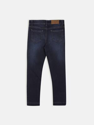 navy blue denim washed jean - 17421818 - Standard Image - 2