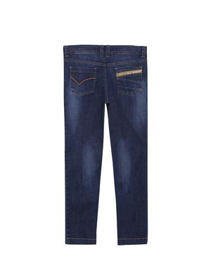 navy blue denim washed jean - 17421824 - Standard Image - 2