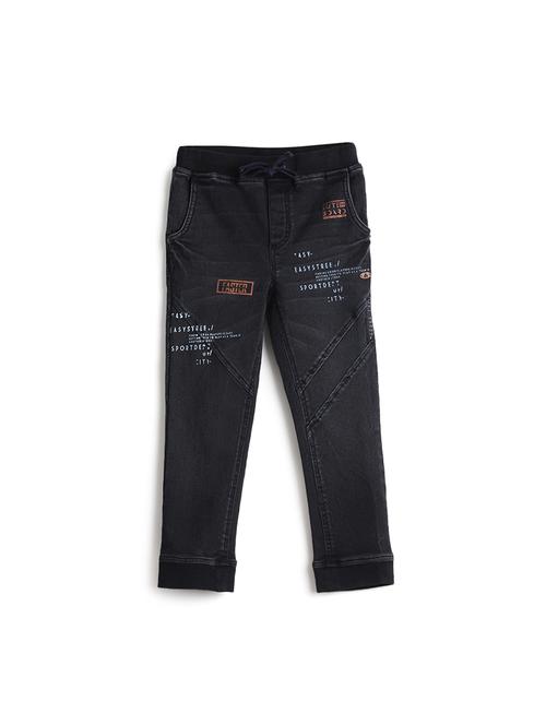 black denim washed jean - 17421828 - Standard Image - 1