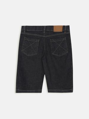 navy blue denim three fourth - 17421839 - Standard Image - 2