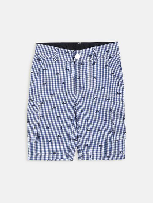 blue cotton three fourth - 17421852 - Standard Image - 1