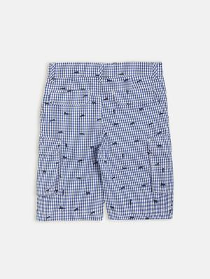blue cotton three fourth - 17421852 - Standard Image - 2