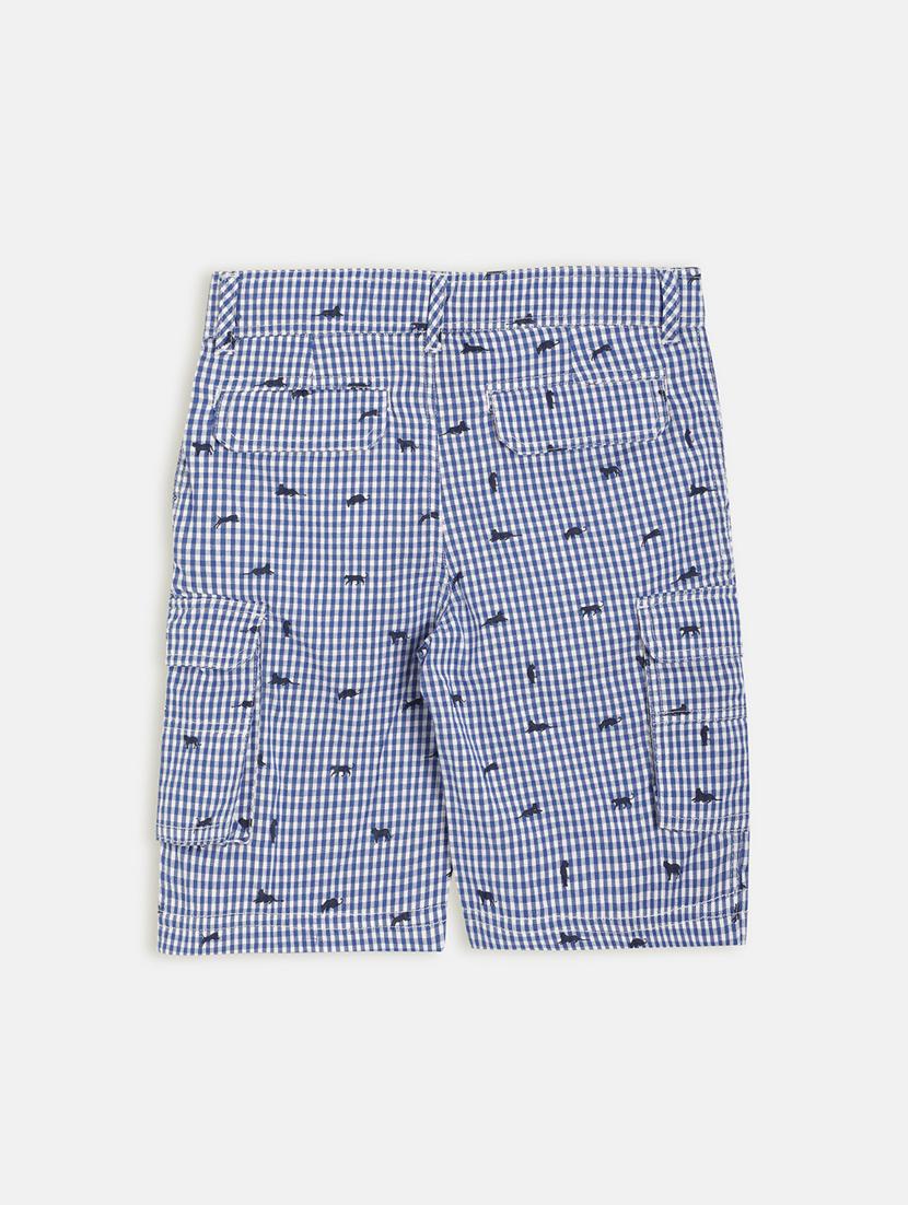 blue cotton three fourth - 17421852 - Zoom Image - 2