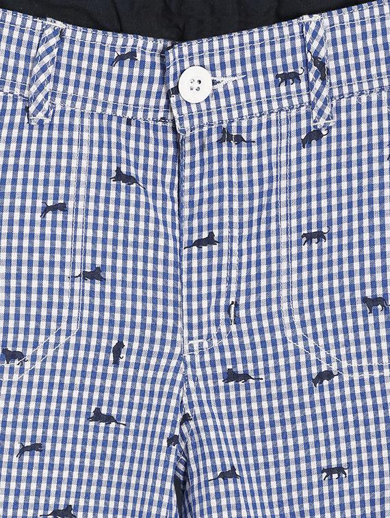blue cotton three fourth - 17421852 - Zoom Image - 3