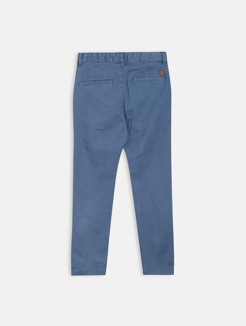 blue cotton chinos trouser - 17421853 - Zoom Image - 2