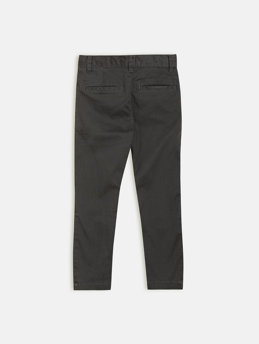 grey cotton chinos trouser - 17421857 - Zoom Image - 2