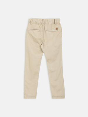 beige cotton chinos trouser - 17421860 - Standard Image - 2