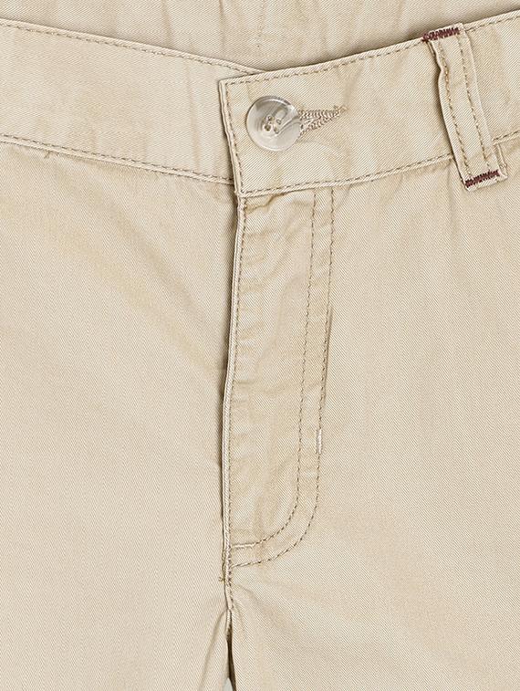 beige cotton chinos trouser - 17421860 - Zoom Image - 3