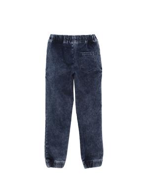 navy blue cotton joggers trouser - 17421870 - Standard Image - 2