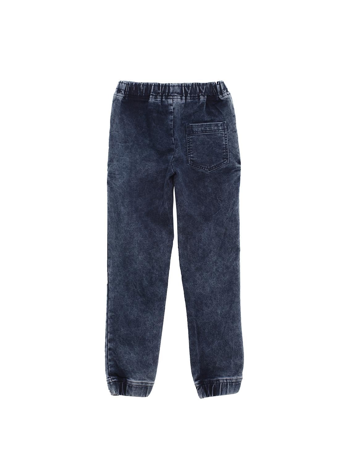 navy blue cotton joggers trouser - 17421870 - Zoom Image - 2