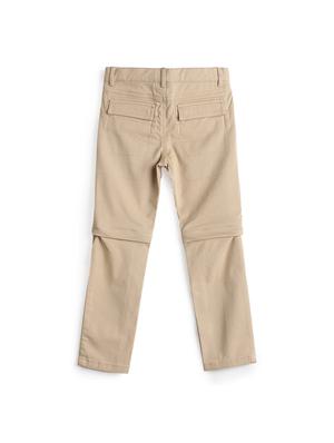 beige cotton casual trouser - 17421875 - Standard Image - 2