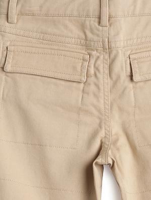 beige cotton casual trouser - 17421875 - Standard Image - 4