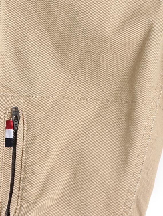 beige cotton casual trouser - 17421875 - Zoom Image - 3