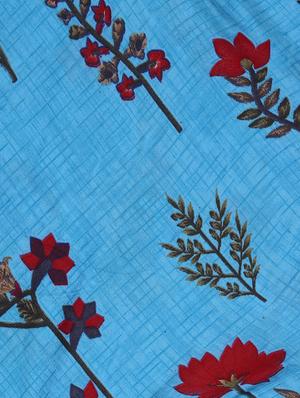 floral unstitched suit - 17421897 - Standard Image - 6