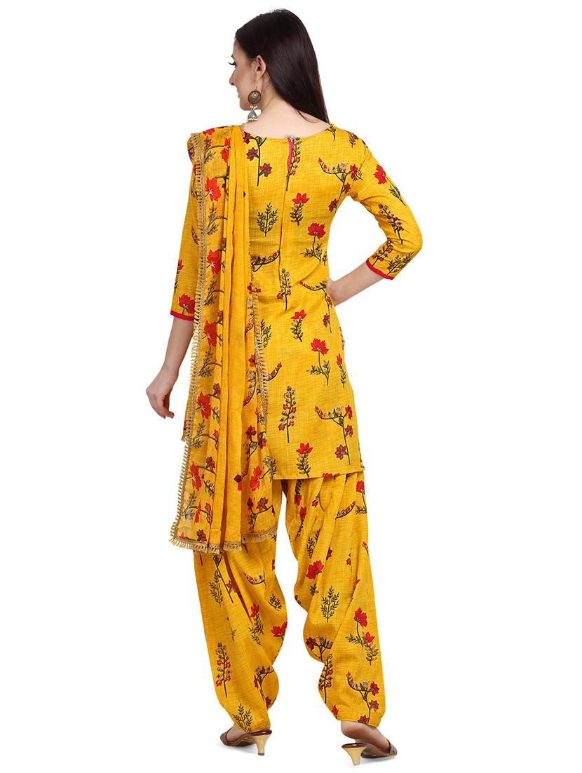 floral unstitched suit - 17421898 - Zoom Image - 3