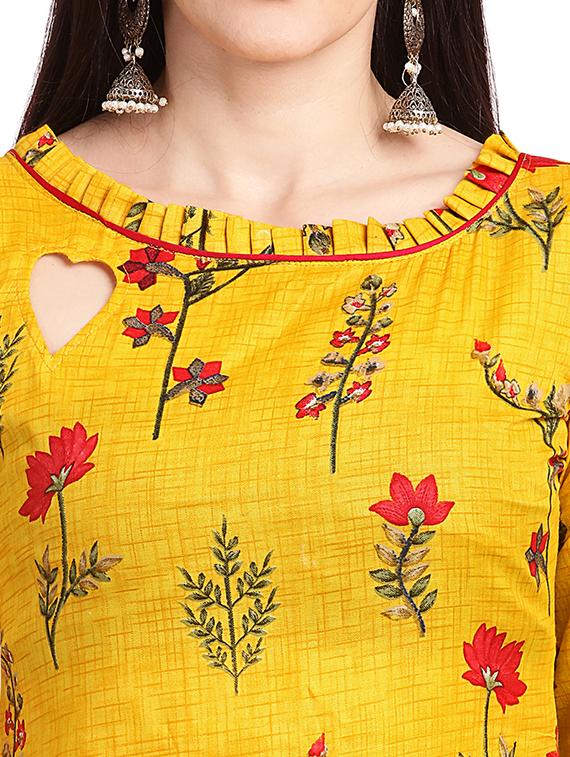 floral unstitched suit - 17421898 - Zoom Image - 4