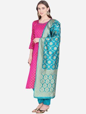 self design unstitched suit - 17421912 - Standard Image - 2