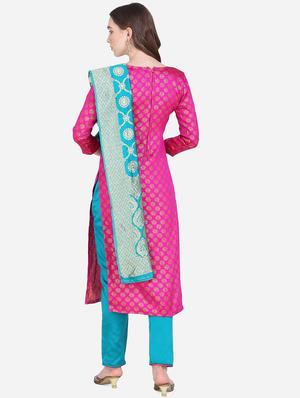 self design unstitched suit - 17421912 - Standard Image - 3