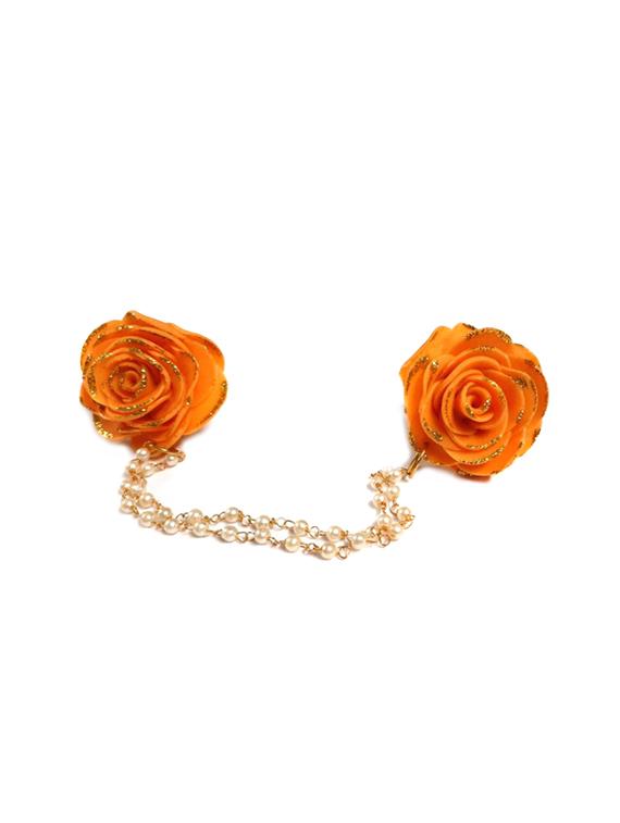 orange metal finger ring - 17421937 - Zoom Image - 1
