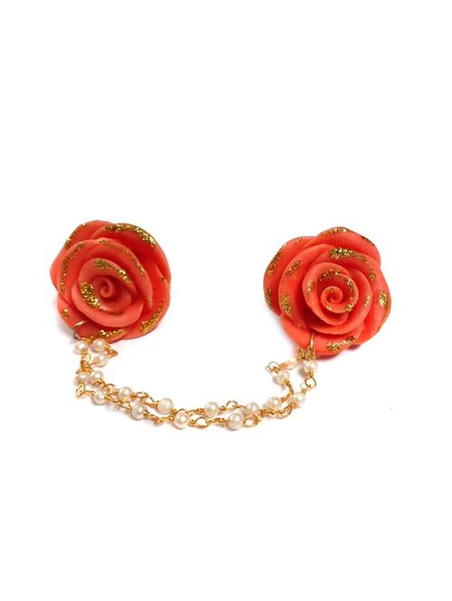 orange metal finger ring - 17421941 - Standard Image - 1