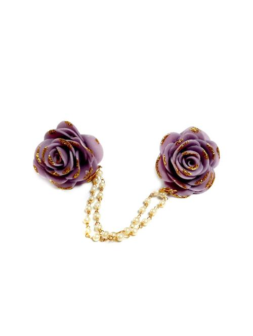purple metal finger ring - 17421945 - Standard Image - 1