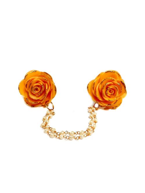 orange metal finger ring - 17421946 - Standard Image - 1
