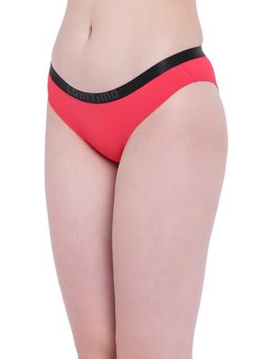 red nylon regular panty - 17421989 - Standard Image - 2