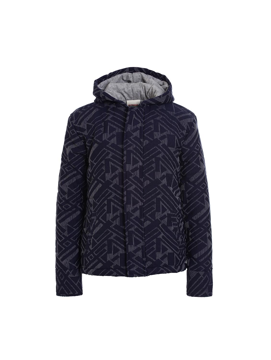 navy blue cotton blend bomber jackets - 17422064 - Zoom Image - 1