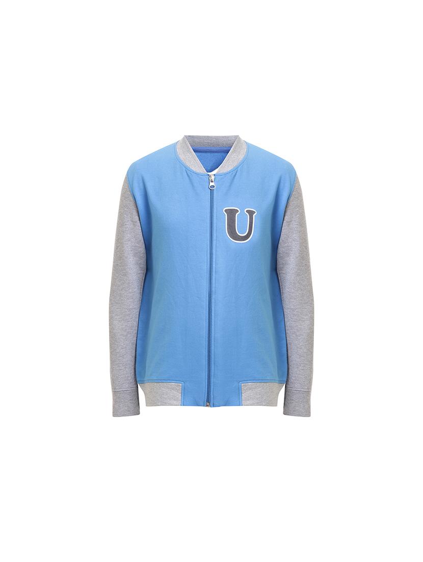 blue cotton sweatshirt - 17422085 - Zoom Image - 1