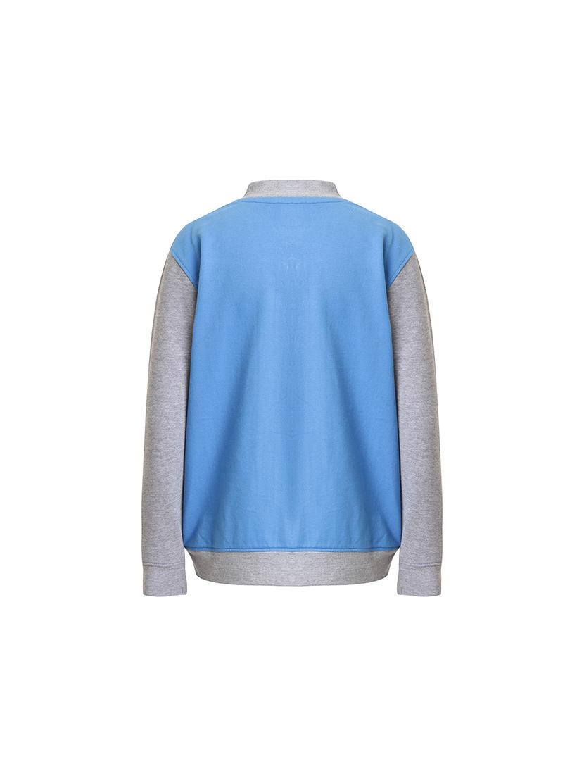 blue cotton sweatshirt - 17422085 - Zoom Image - 2