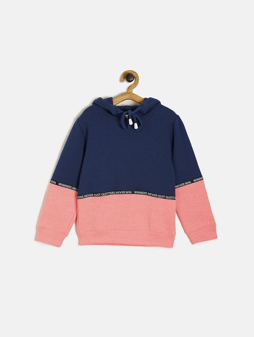 navy blue cotton sweatshirt - 17422088 - Standard Image - 1
