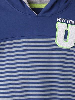 navy blue cotton sweatshirt - 17422090 - Standard Image - 3