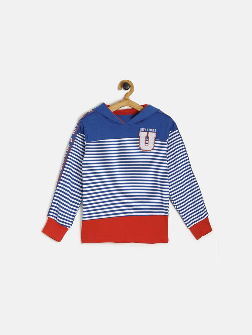 blue cotton sweatshirt - 17422091 - Zoom Image - 1