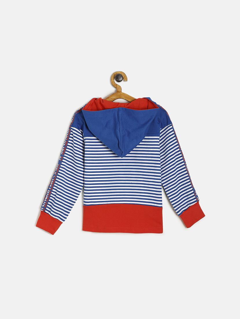 blue cotton sweatshirt - 17422091 - Zoom Image - 2