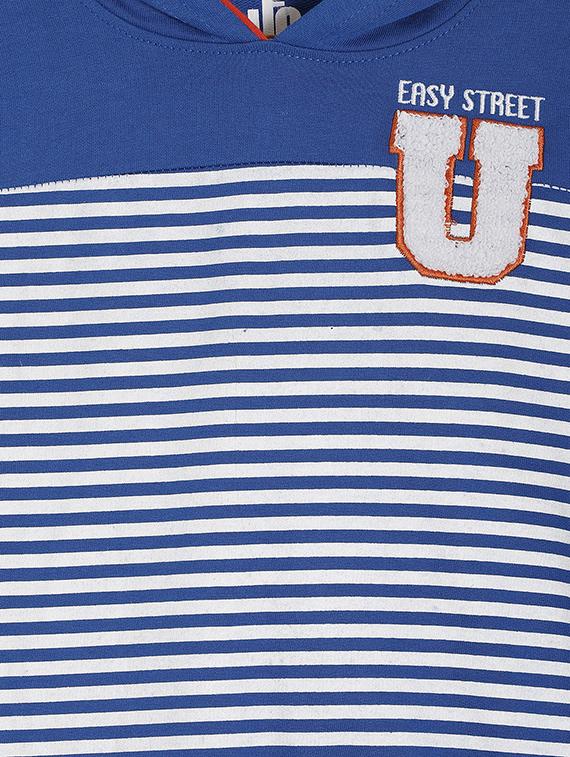 blue cotton sweatshirt - 17422091 - Zoom Image - 3