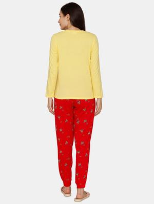 multi colored cotton pyjama nightwear set - 17422223 - Standard Image - 3