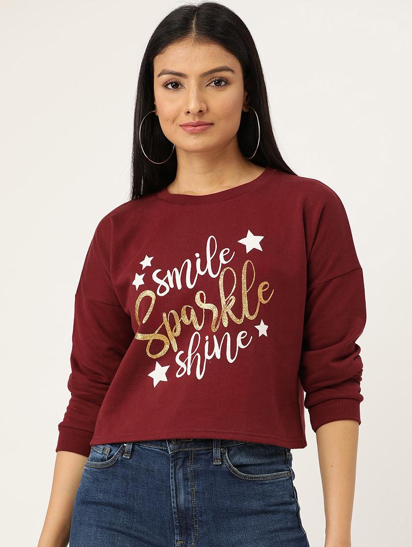 quirky print sweatshirt - 17422280 - Zoom Image - 1