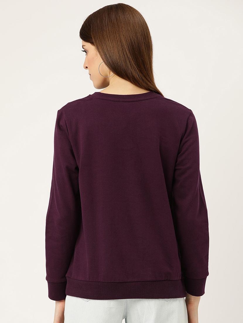 typographic print sweatshirt - 17422290 - Zoom Image - 3