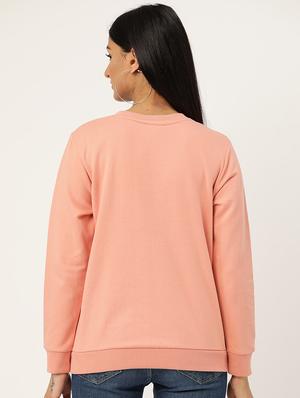 pink fleece regular sweatshirt - 17422291 - Standard Image - 3