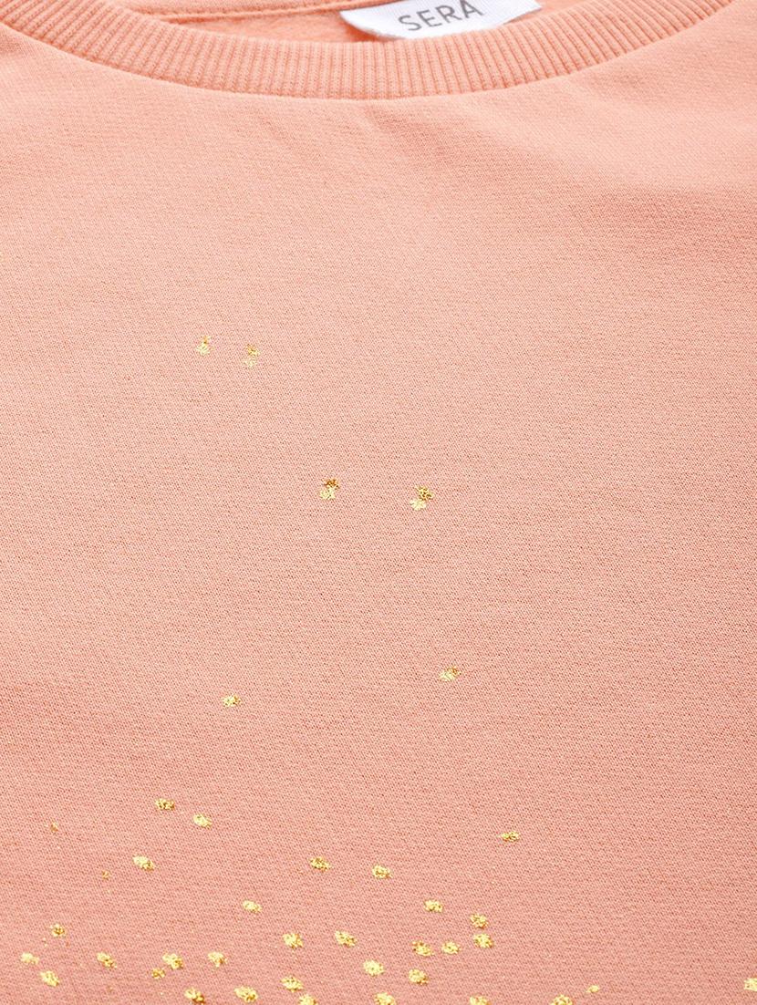 pink fleece regular sweatshirt - 17422291 - Zoom Image - 6