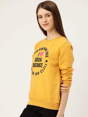 typographic print sweatshirt - 17422292 - Standard Image - 2
