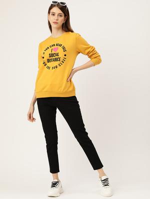 typographic print sweatshirt - 17422292 - Standard Image - 4