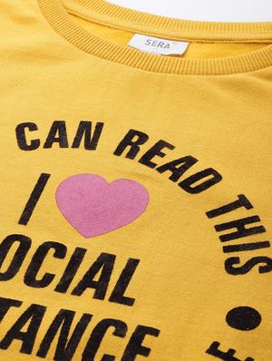 typographic print sweatshirt - 17422292 - Standard Image - 5