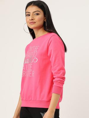 typographic print sweatshirt - 17422293 - Standard Image - 2