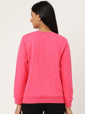typographic print sweatshirt - 17422293 - Standard Image - 3
