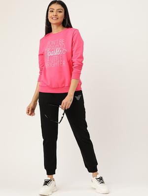 typographic print sweatshirt - 17422293 - Standard Image - 4