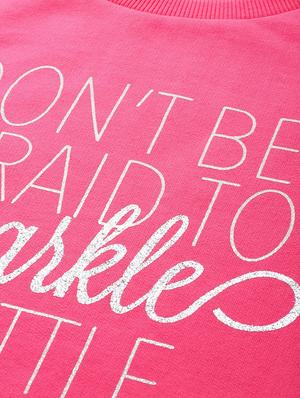 typographic print sweatshirt - 17422293 - Standard Image - 5