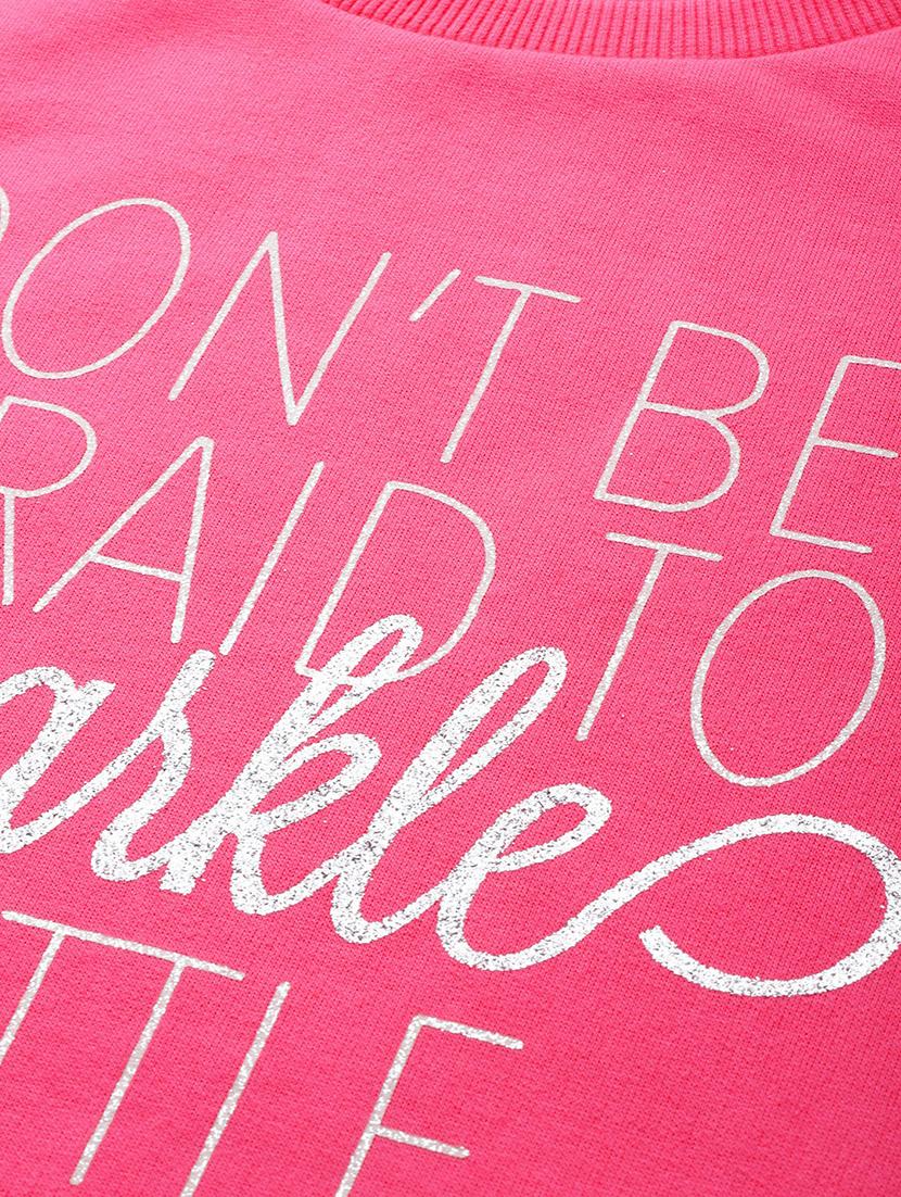 typographic print sweatshirt - 17422293 - Zoom Image - 5