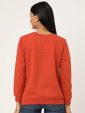 typographic print sweatshirt - 17422295 - Standard Image - 3