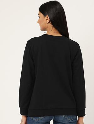round neck printed sweatshirt - 17422296 - Standard Image - 3